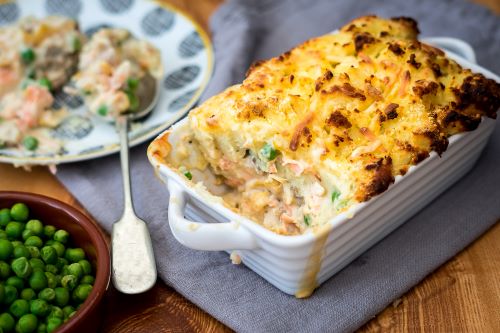 British Fish Pot Pie